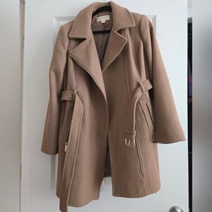 Elegant Brown Michael Kors Wool Jacket